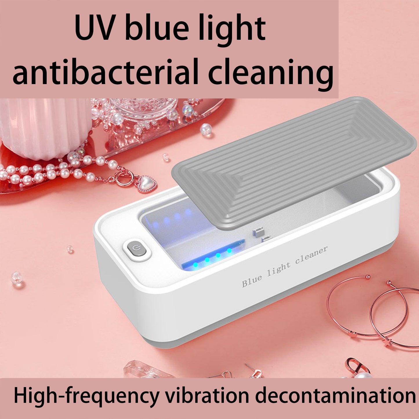 UV blue light antibacterial cleaning