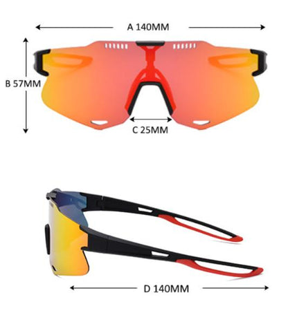 Color changing sports glasses outdoor UV400 sun protection sunglasses fashion sunglasses cycling glasses