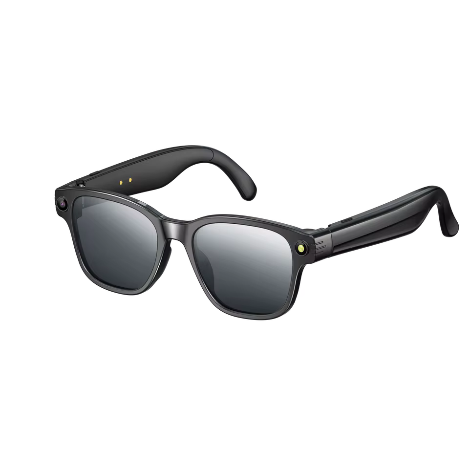 Y-AI Smart Glasses：With 8M HD camera 1200P anti-shake :HD video AI intelligent voice assistant Real-time translation Object recognion